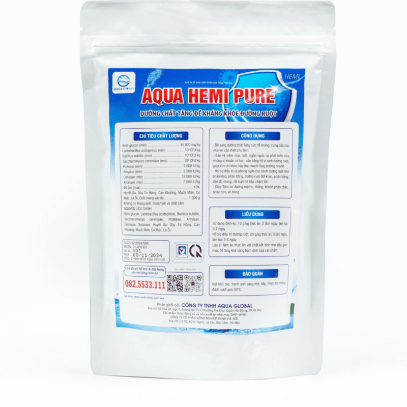 AQUA ULTRA PRO - Đặc Trị Gan Tôm, Bổ Sung Acid Amin, Tăng Cường Đề Kháng